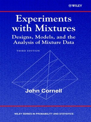 cover image of Experiments with Mixtures